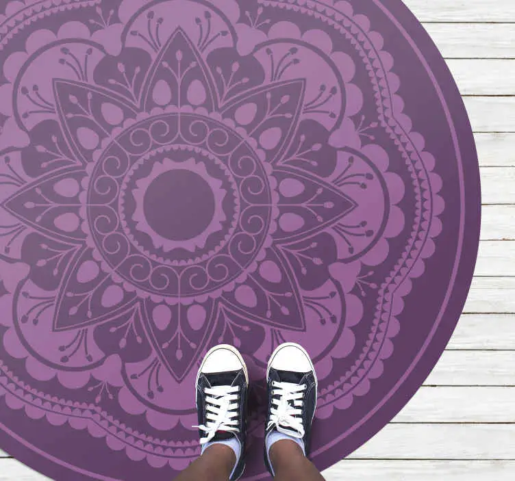 Stor mandala i mitten mandala matta Billigare