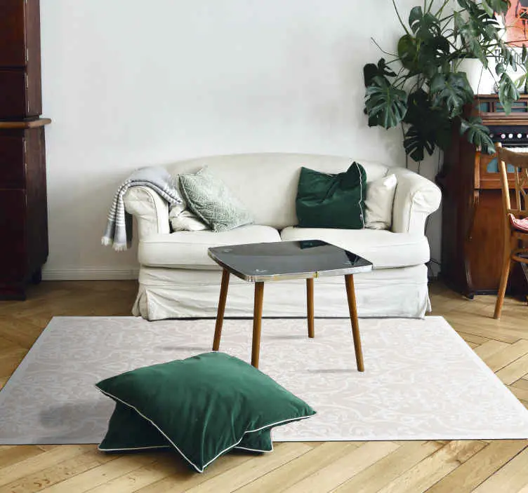 Fynd Elegant mönstrad design Vinylmatta Vardagsrum
