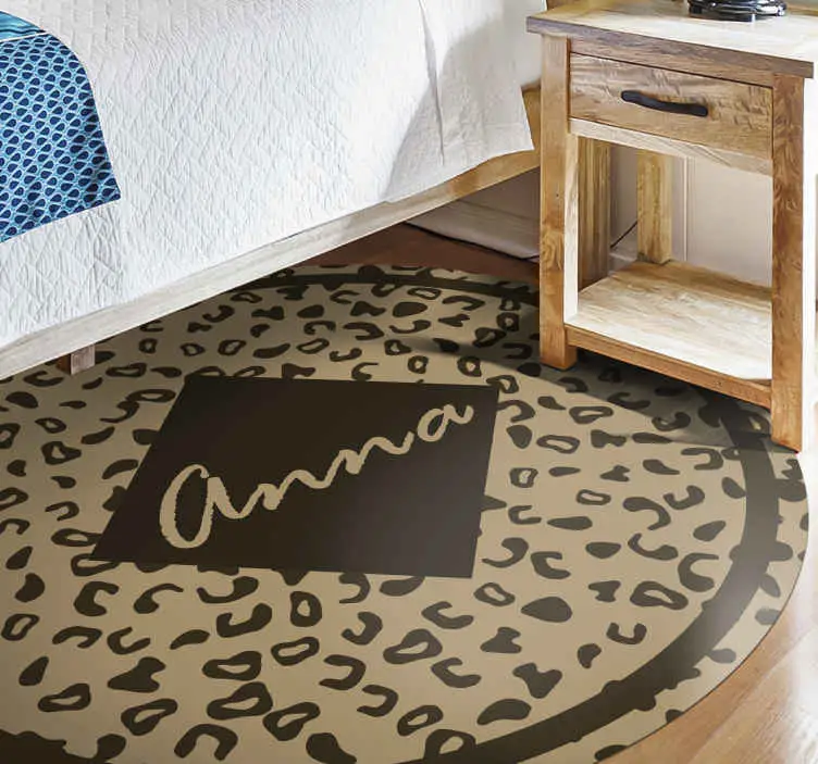 Rabatter Leopardhud djurmattor