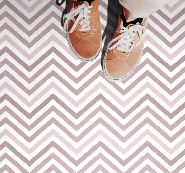 Nyhet Chevron mönster design Vinylmatta geometrisk