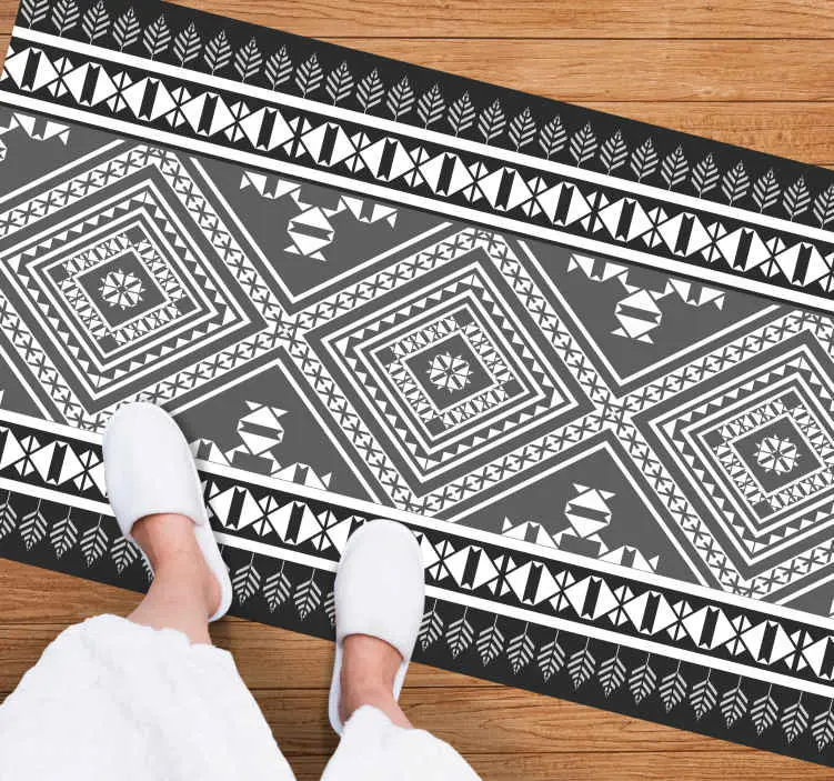 Geometriskt mönster elegant Vinylmatta etnisk Populär
