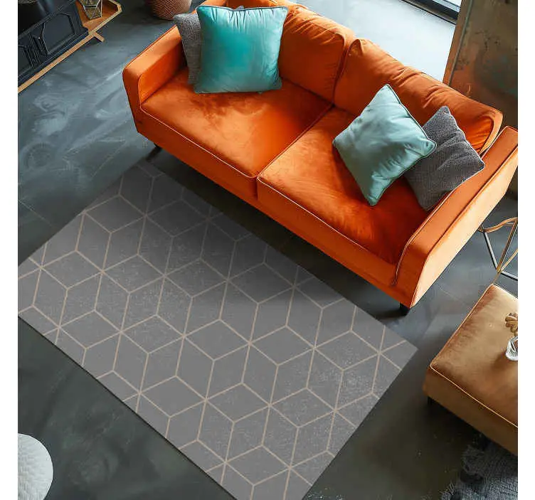 Fynd Modern stil rutor geometriska mattor