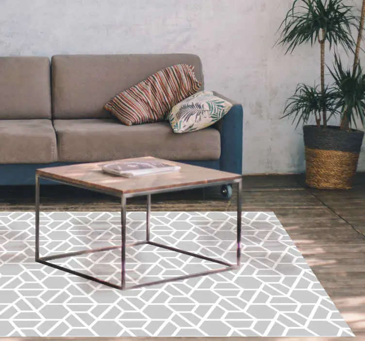 Bästa pris Grå moderna geometriska mattor