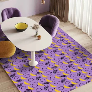 Abstrakt bananblandning Vinylmatta modern Endast denna vecka