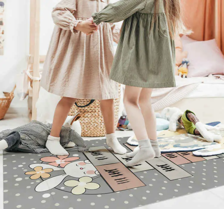 Hopscotch-spel Vinylmatta daghem Extra rabatt