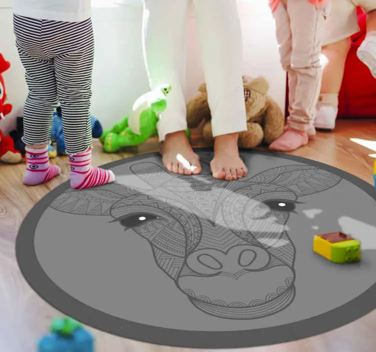 Grå giraff baby matta Begränsat antal