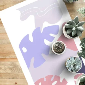 Abstrakt monstera Vinylmatta textur Populärt val