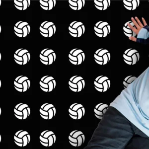 Volleyboll mönster Vinylmatta spel Populär