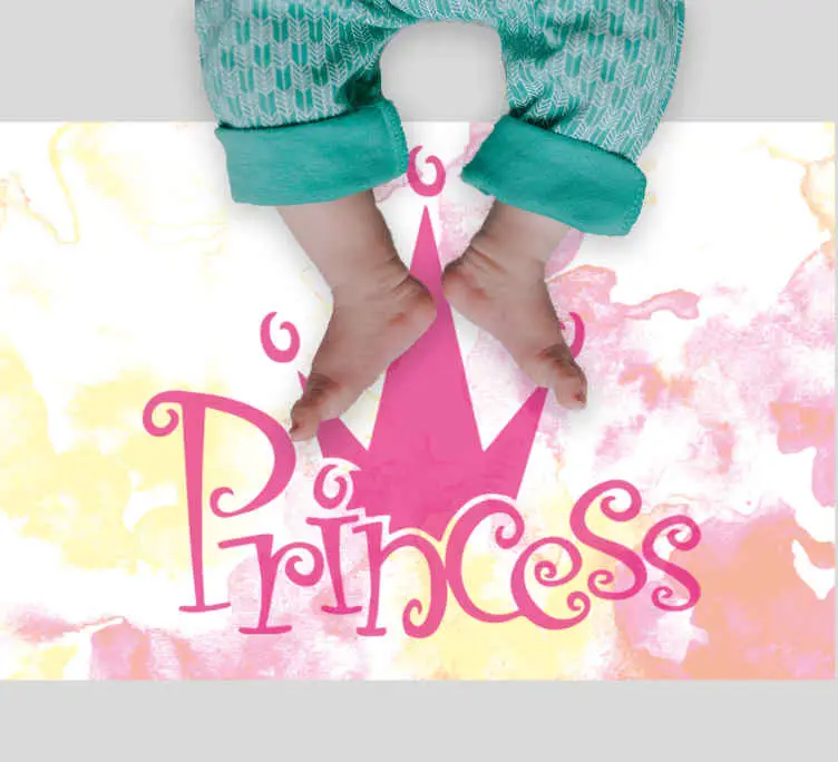 Outlet Prinsesskrona-tema Vinylmatta daghem