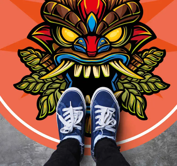 Tiki-mask Vinylmatta Ungdom Rea