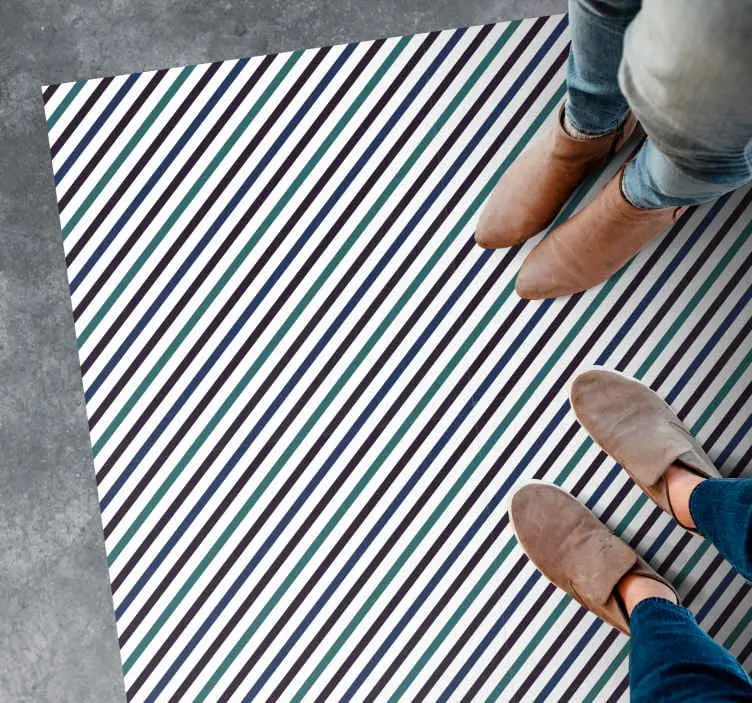 Diagonalt grönt och grått Vinlymatta randiga Kundfavorit