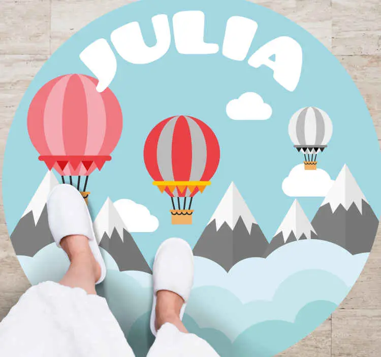 Fynd Berg och ballonger med namn Andra Vinylmattor
