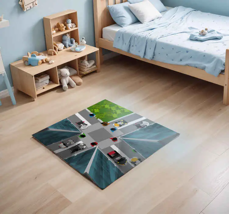 Snabb frakt 3d korsningsmatta matta