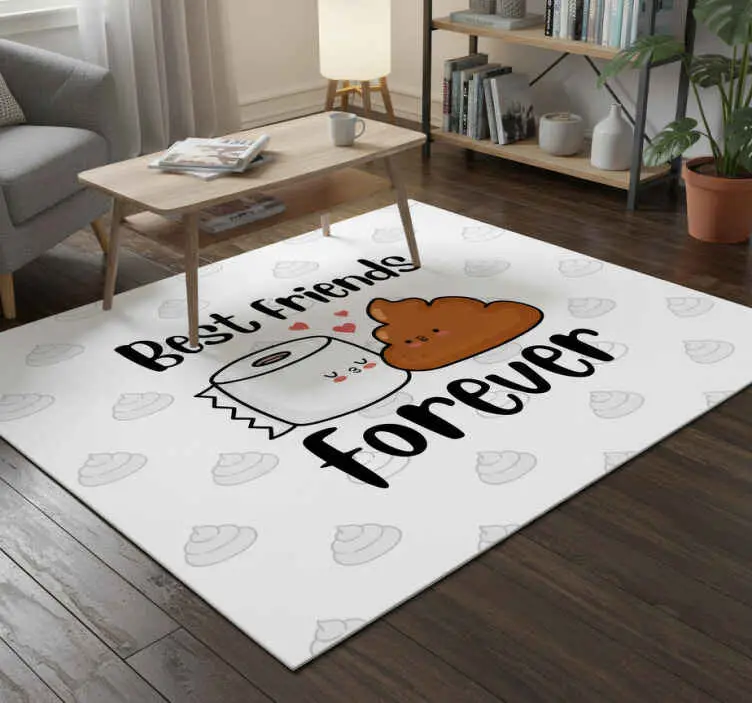 Vinylmattor med fraser toalett rolig citat design Lågt pris