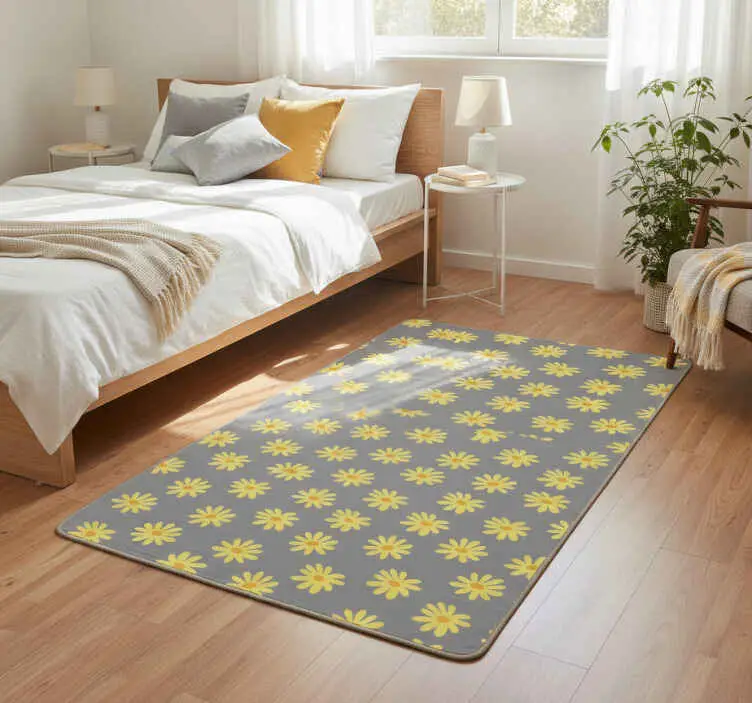 Vinylmatta sovrum pantone ringblomma Premium