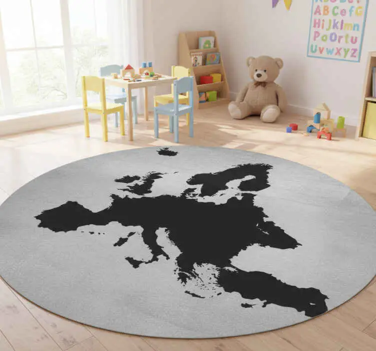 Sänkt pris Vinylmatta världskarta europa
