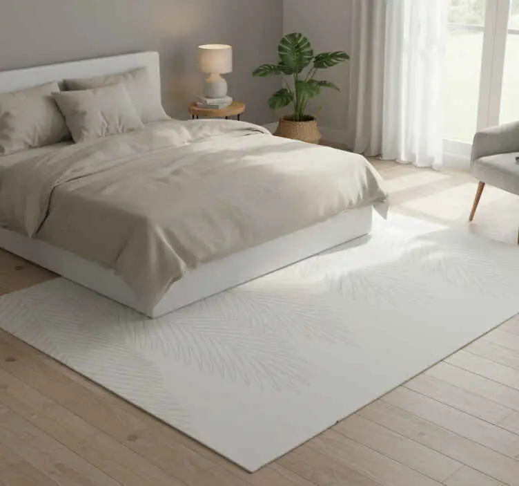 Neutral palm vinylmatta sovrum Fynd