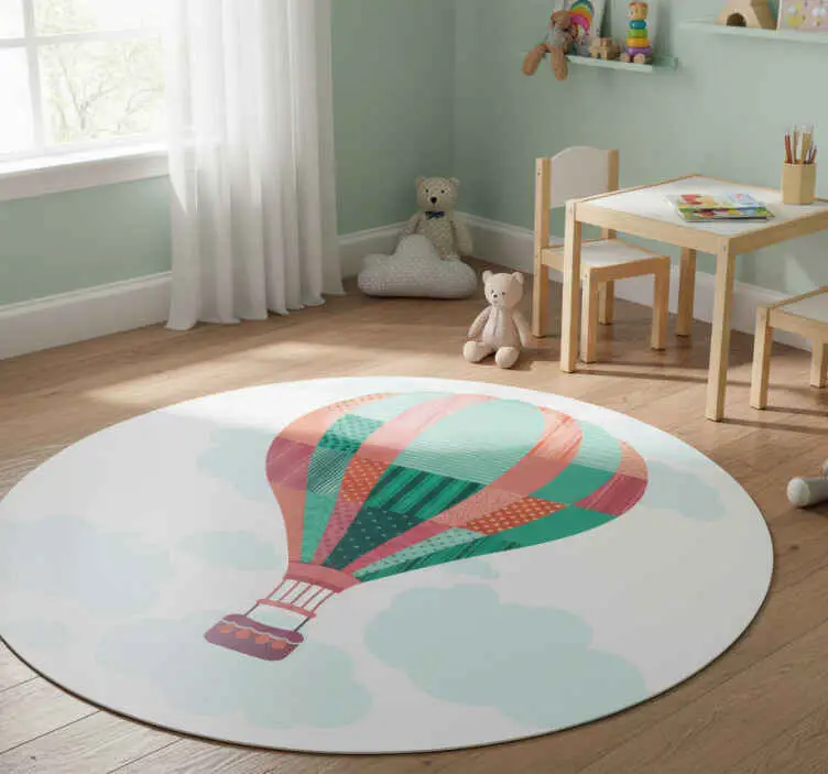 Nedsatt pris Vinylmatta barn patchwork luftballong