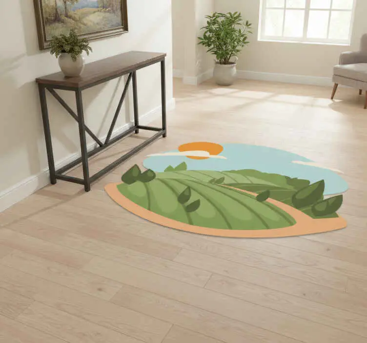 Vinylmatta natur fältdesign Fynd