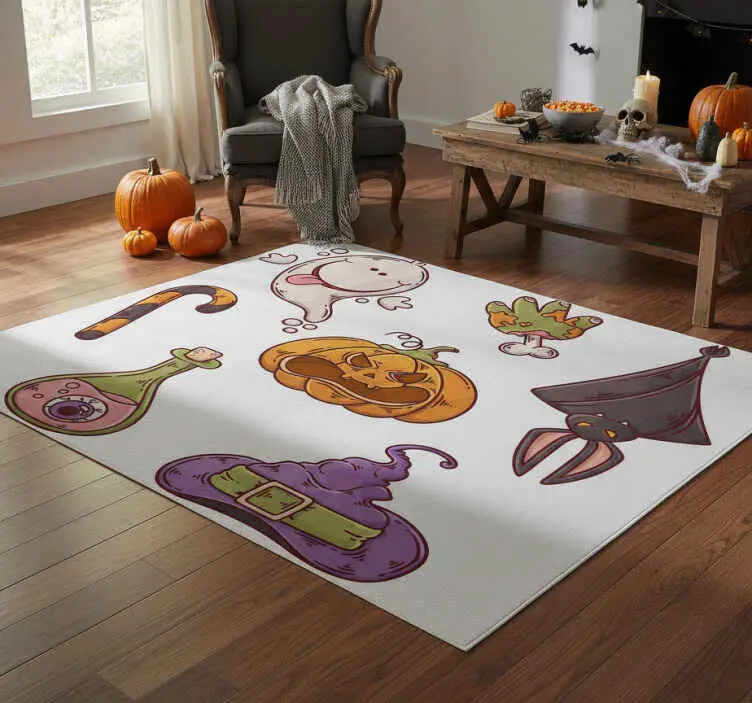 Bästa pris Vinylmatta halloween figurer