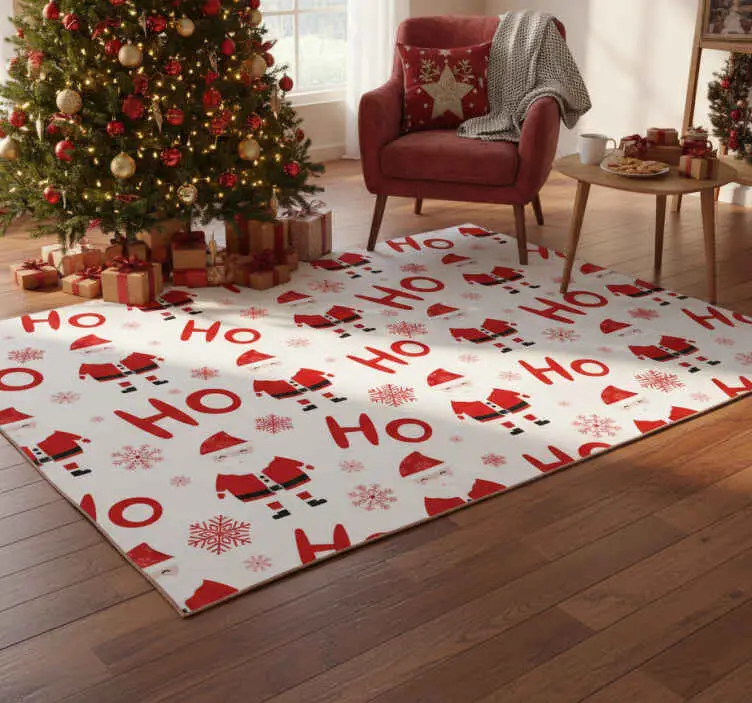 Vinylmatta jul santa claus och hohoho mönster laptop Beställ nu