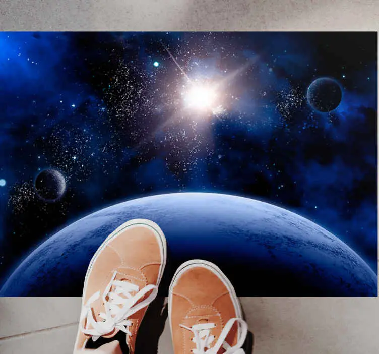 Kosmisk stjärnbild Andra Vinylmattor Billig