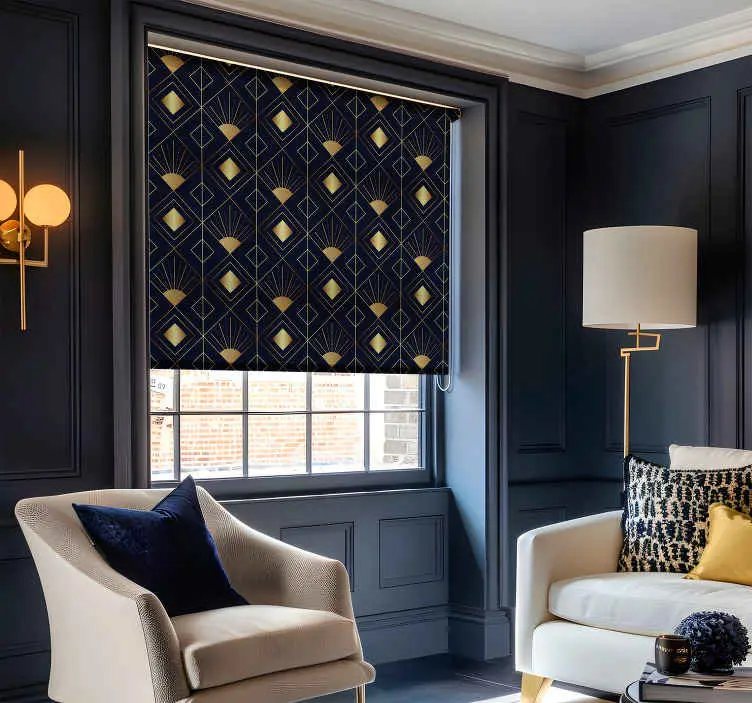 Art déco-stil Rullgardin elegant Premium