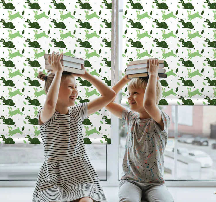 Lekfullt dinosauriemönster Rullgardin andra djur Rea