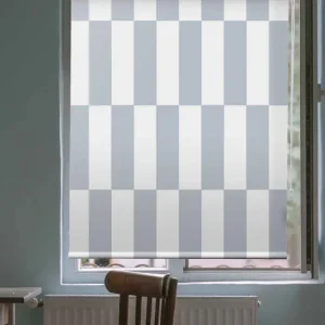 "hampton style" grå linjer som moderna rullgardiner Snabb leverans