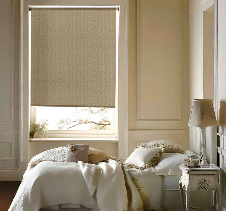 Beige tygimitation Rullgardin elegant Fynd