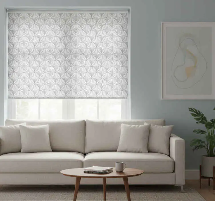 Sista chansen Rullgardin modern elegant fläktmönster