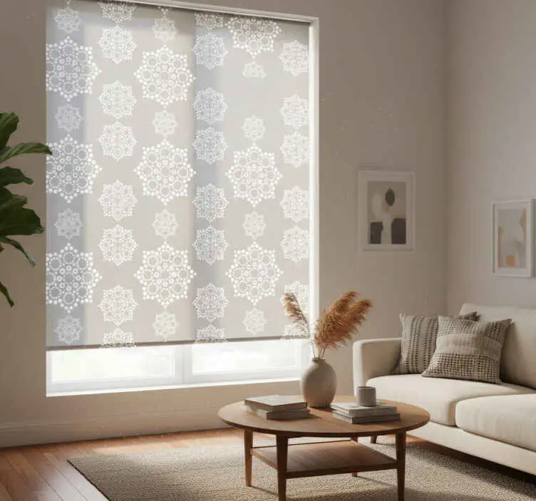 Rullgardin modern mandala prickmönster Endast denna vecka
