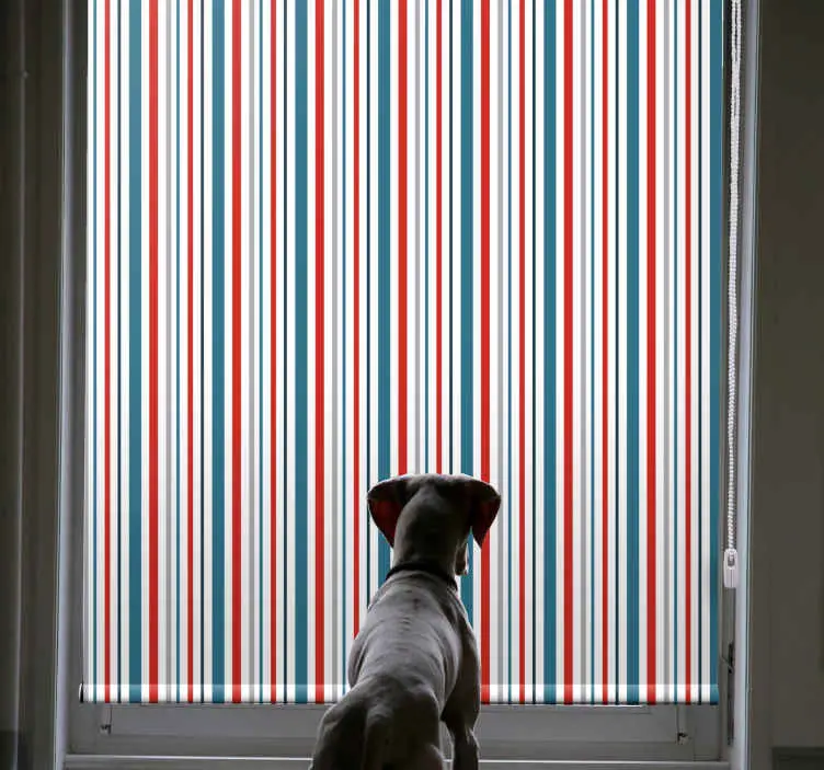 Kampanjpris Randigt mönsterdesign Rullgardin elegant