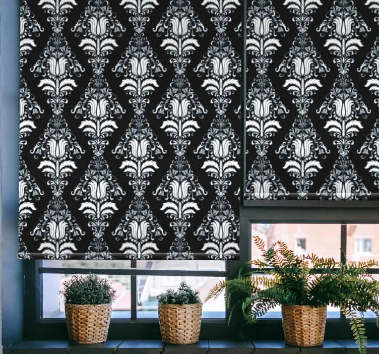 Tidlöst botaniskt motiv Rullgardin elegant Bästa pris
