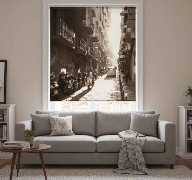 Rullgardin vardagsrum naples vintage Snabb frakt