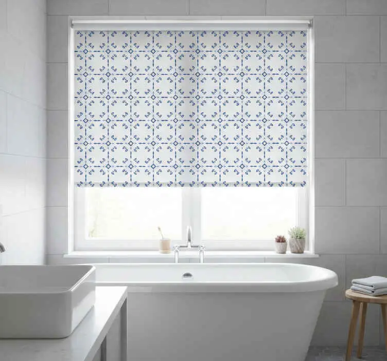 Fynd Rullgardin badrum elegant geometrisk design