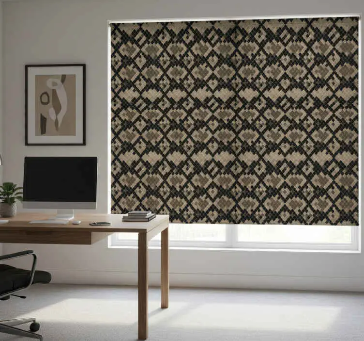 Fynd Rullgardin kontor med ormdesign