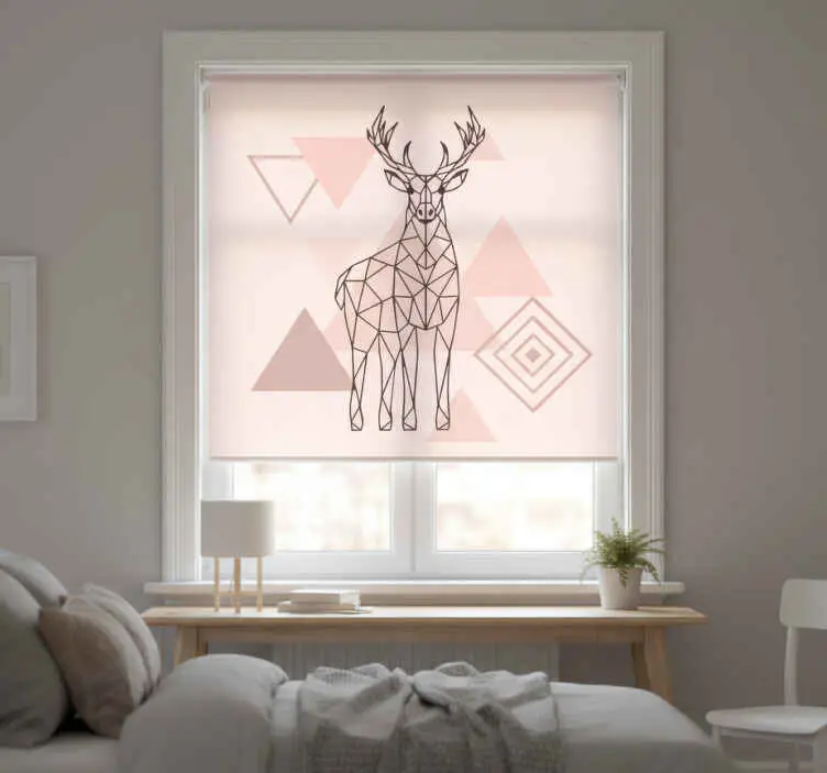 Handla nu Rullgardin sovrum nordisk polygonal ren