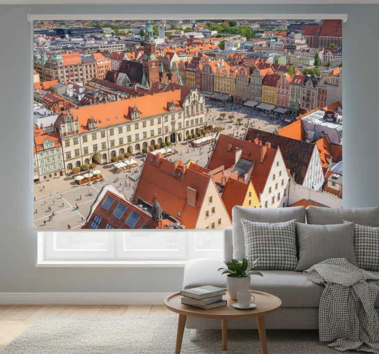 risnedsättning Rullgardin vardagsrum wrocław