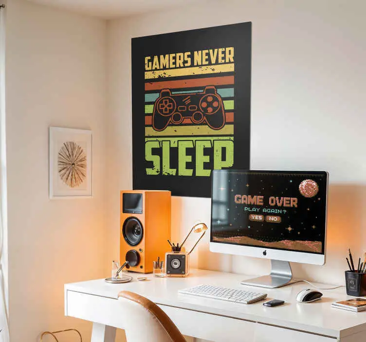 Retro design videospel affisch Kampanj