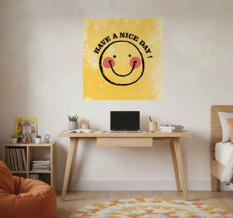 Begränsat erbjudande Poster ungfödd glad ansiktsdesign