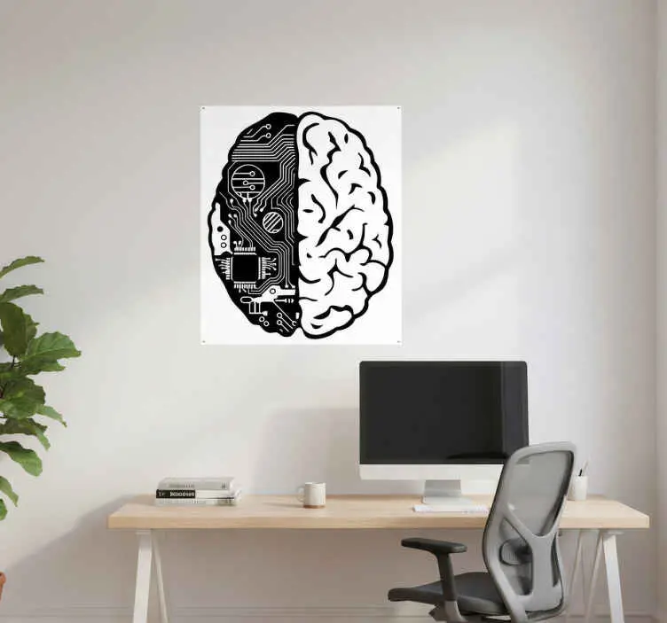 Outlet Poster kontor teknisk hjärna