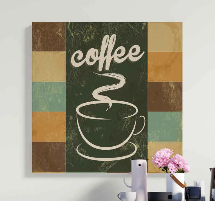 Nyhet Kaffe restaurangcanvas tavla tryck