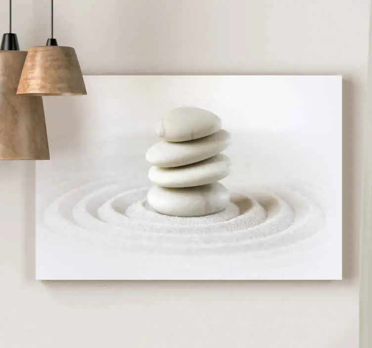 Zen stenar staplacanvas tavla canvas tavla Fynd