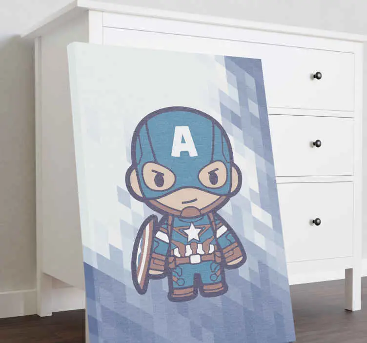 Billigare Captain america superhjälte canvas tavla