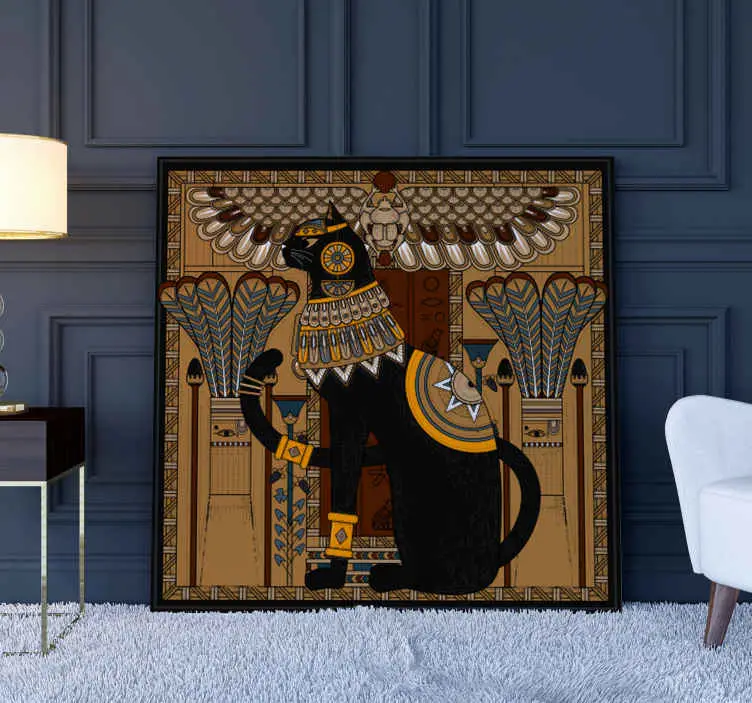 Egyptisk katt vägg konstcanvas tavla Bästa pris