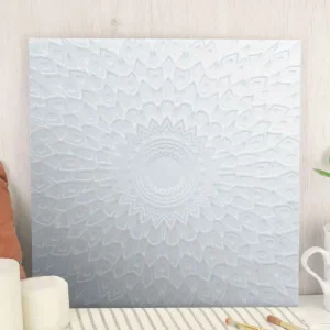 3d vit mandala modern konsttryck påcanvas tavla Köp nu
