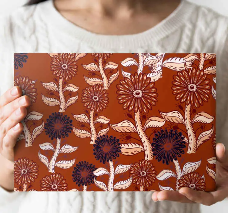 Blommönster design Kanvas blommor och växter Begränsad tid