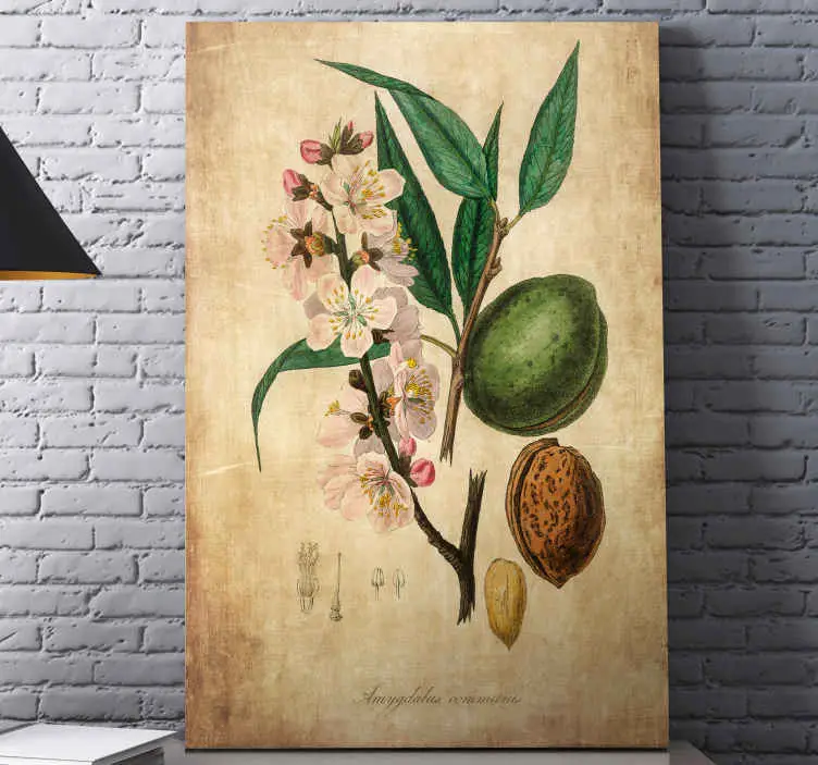 Begränsat antal Mandel master bedroom canvas wall art