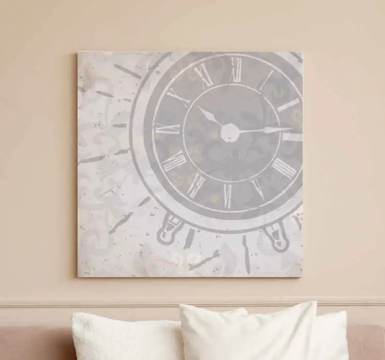 Expressleverans Elegant klockdesign Abstrakt kanvas